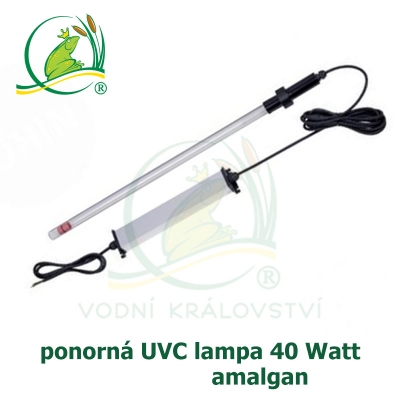 ponorná UV-C lampa 40 Watt amalgan