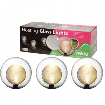 Velda Floating Glass Lights