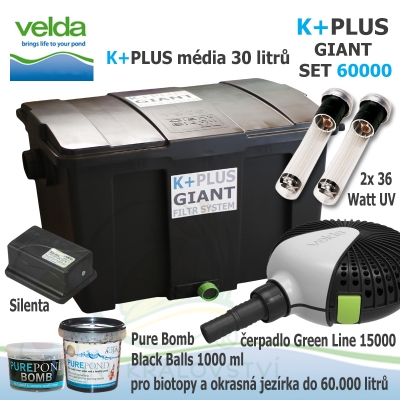 Velda K+PLUS GIANT SET 60000, sestava do 60 m3