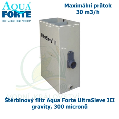 Štěrbinový filtr Aqua Forte UltraSieve III gravity, 300 micronů