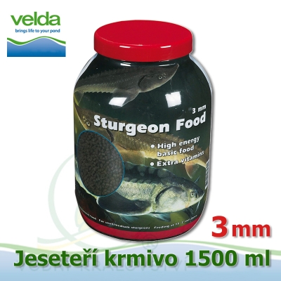 Sturgeon food, jeseteŕí krmivo