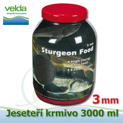 Sturgeon food, jeseteŕí krmivo