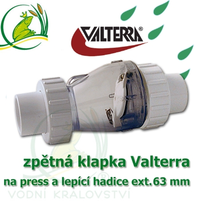 Valterra zpětná klapka