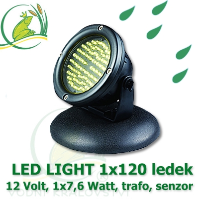 LED osvětlení 120 diod 7,8 Watt 