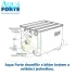 Aqua Forte drumfiltr s bílým krytem a ovládací jednotkou.