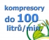 kompresory, výkon do 100  l